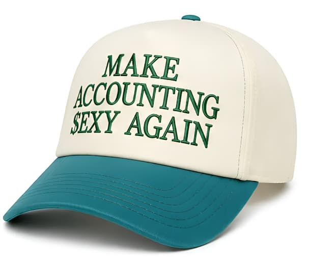 MA$A Hat, three quarter view